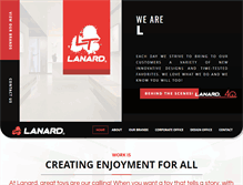 Tablet Screenshot of lanard.com